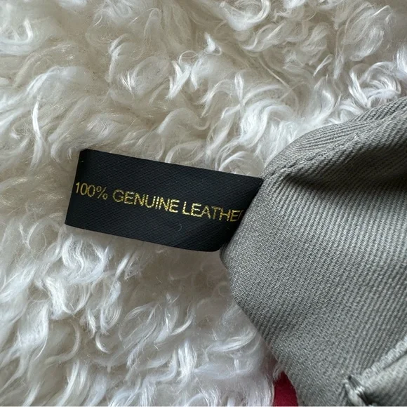 Rebecca Minkoff Red Leather Mini Mac Crossbody Bag Silver Chain Strap Designer - Picture 12 of 16